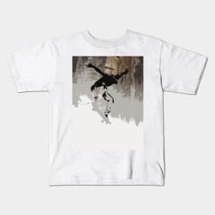 Cliff Jumping - Skateboarder Kids T-Shirt